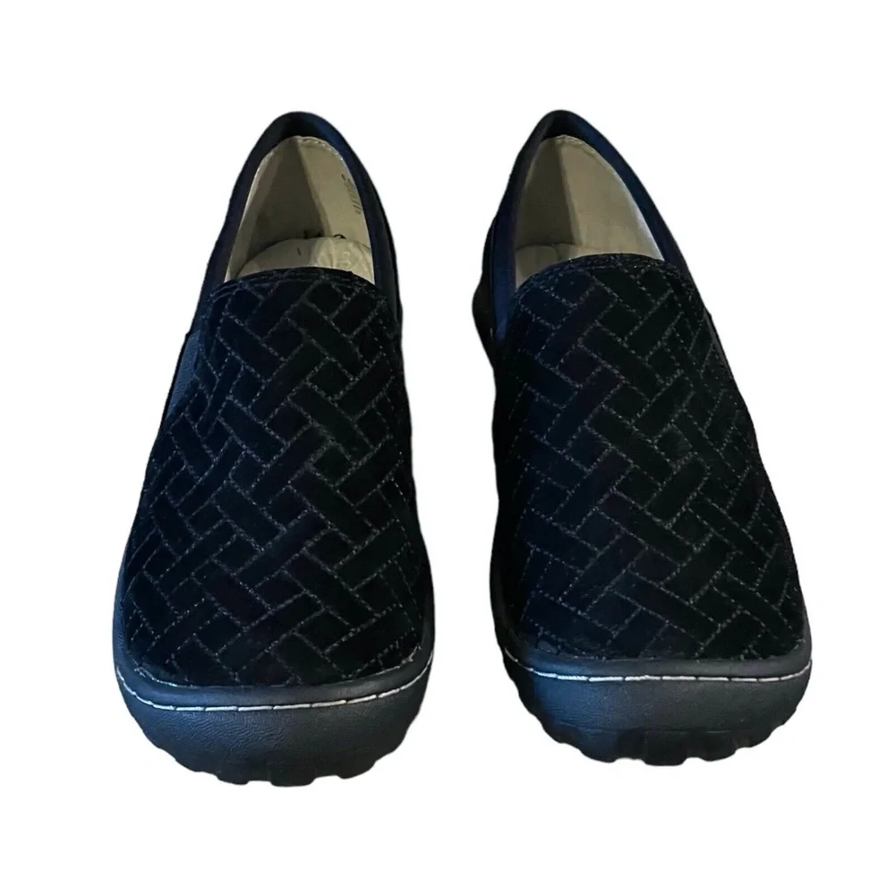 JBU by JAMBU Womens Cherry Hill Shoes Size‎ 6.5 Black Leather Slip On Shoe